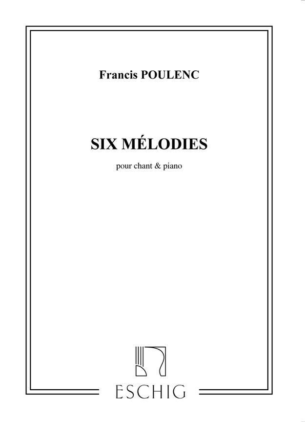 6 Melodies Cht-Piano